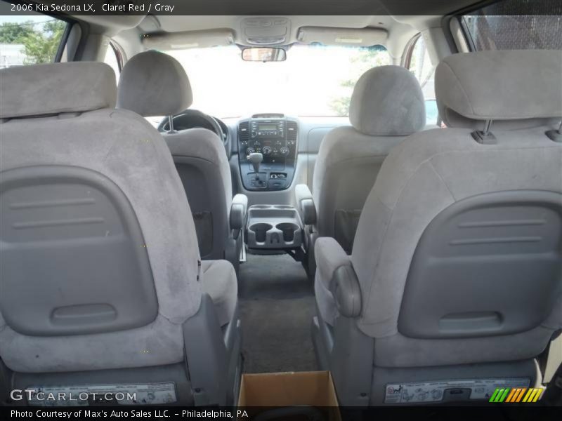 Claret Red / Gray 2006 Kia Sedona LX