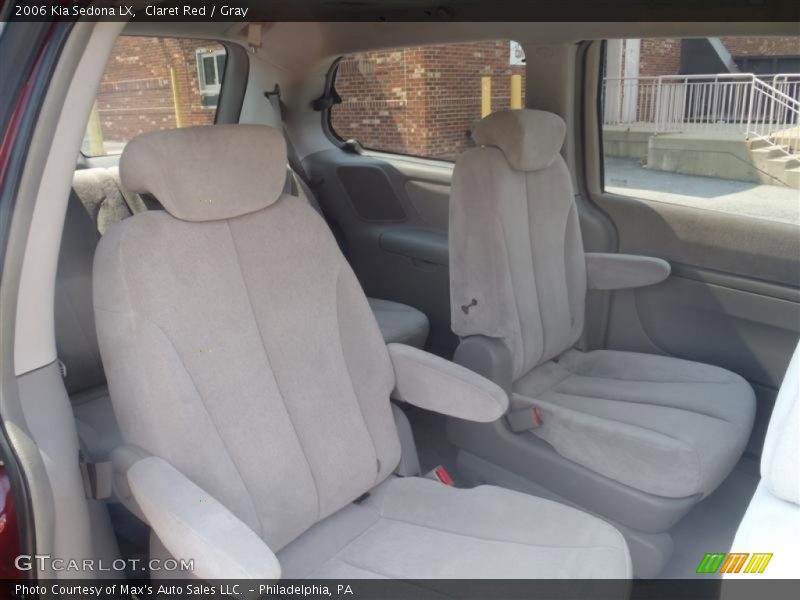 Claret Red / Gray 2006 Kia Sedona LX