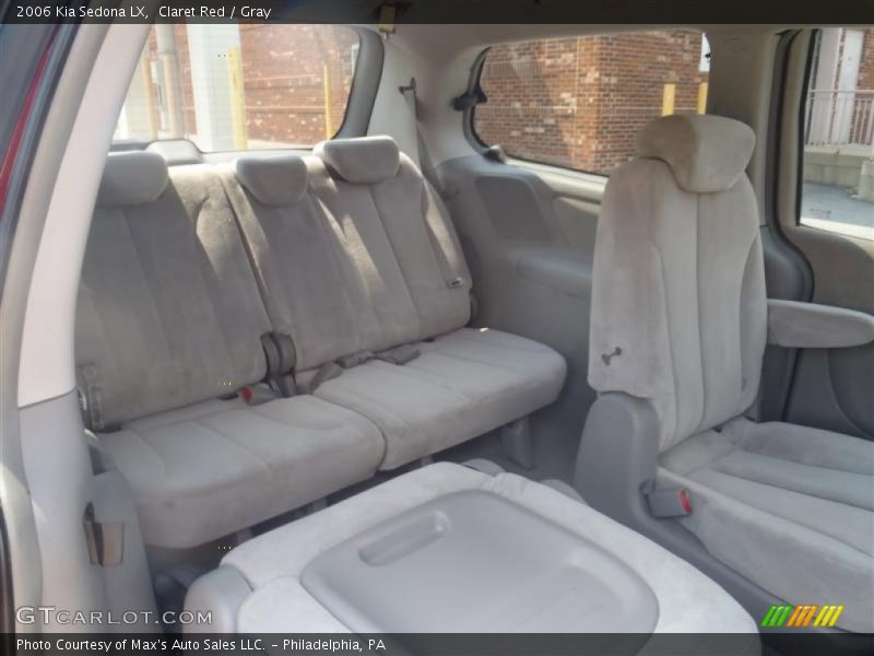 Claret Red / Gray 2006 Kia Sedona LX
