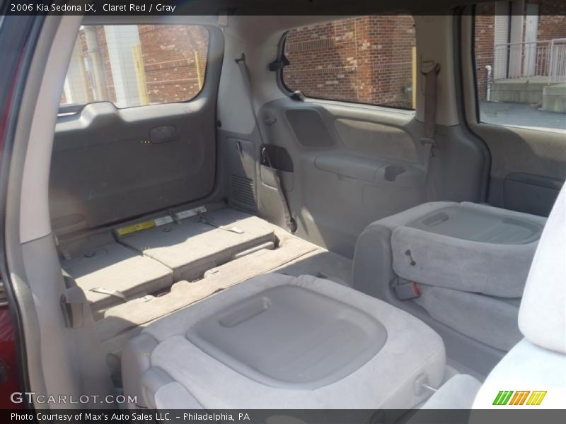 Claret Red / Gray 2006 Kia Sedona LX