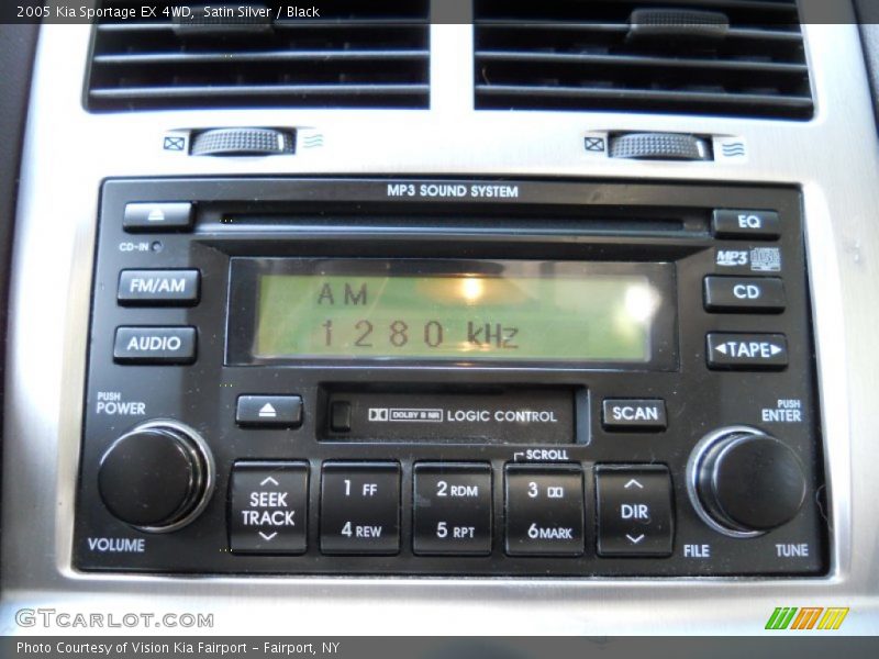 Satin Silver / Black 2005 Kia Sportage EX 4WD