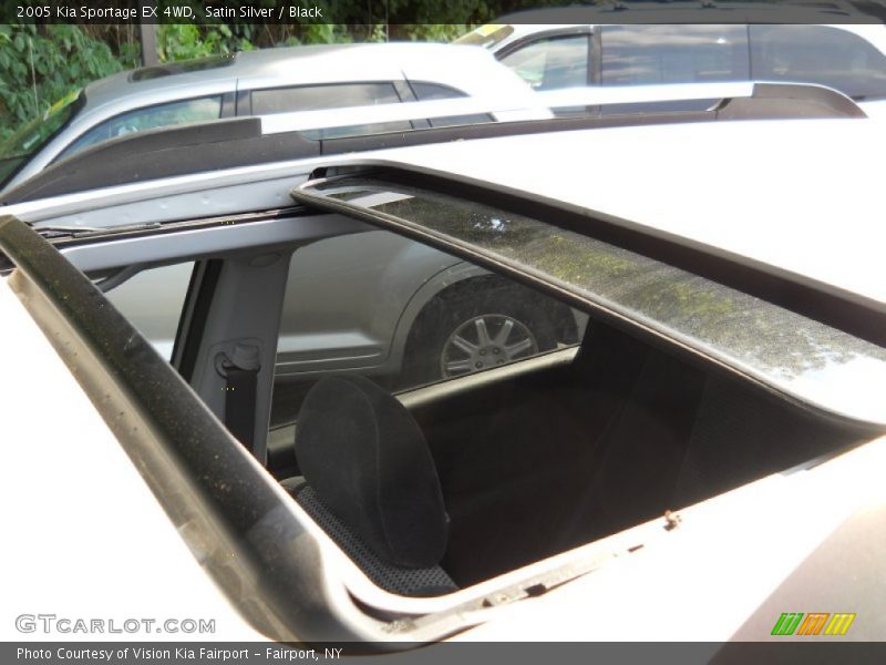 Satin Silver / Black 2005 Kia Sportage EX 4WD