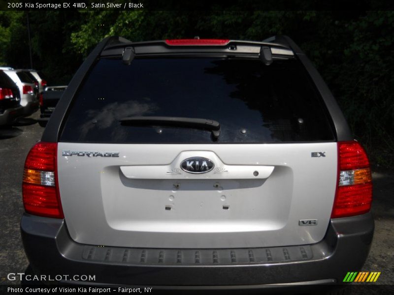 Satin Silver / Black 2005 Kia Sportage EX 4WD