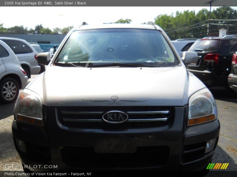 Satin Silver / Black 2005 Kia Sportage EX 4WD