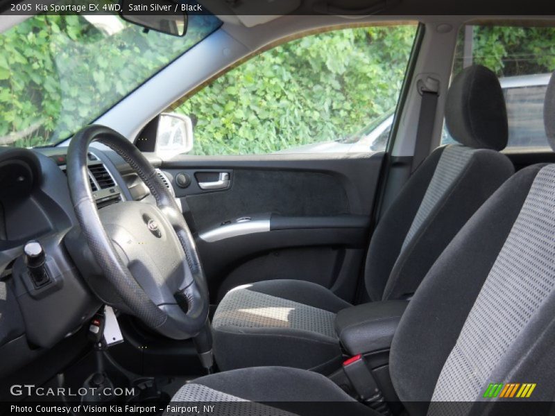 Satin Silver / Black 2005 Kia Sportage EX 4WD