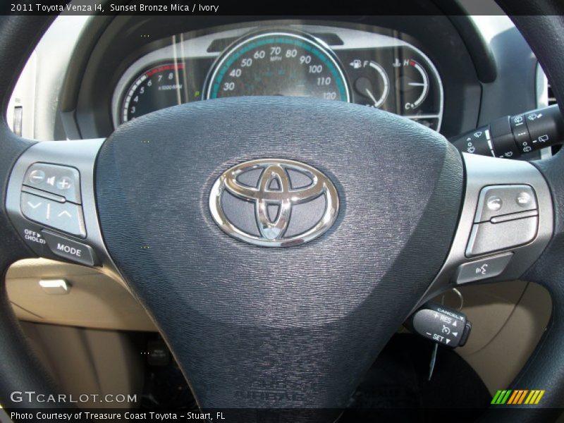 Sunset Bronze Mica / Ivory 2011 Toyota Venza I4