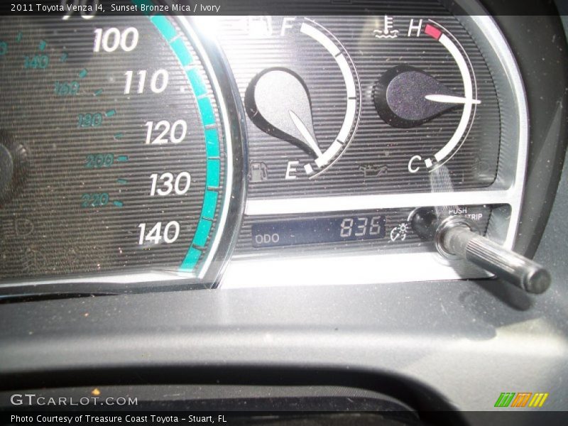 Sunset Bronze Mica / Ivory 2011 Toyota Venza I4