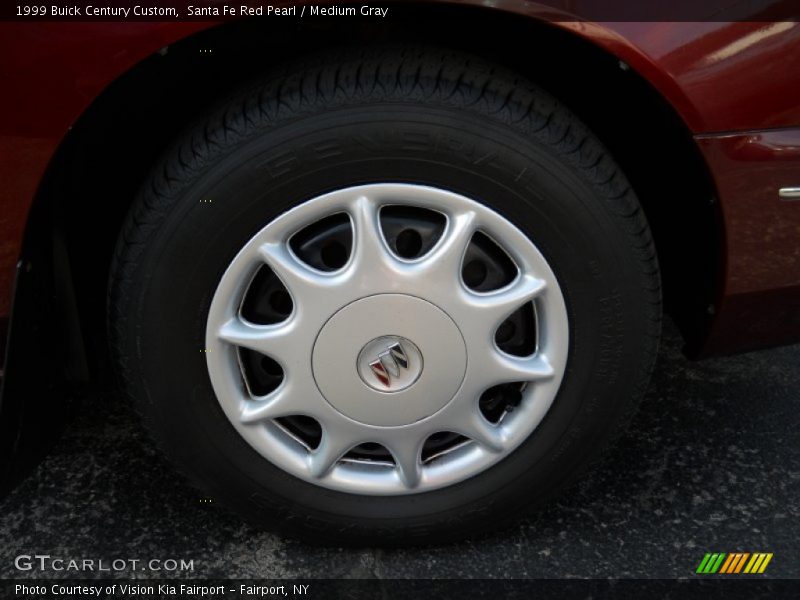 Santa Fe Red Pearl / Medium Gray 1999 Buick Century Custom