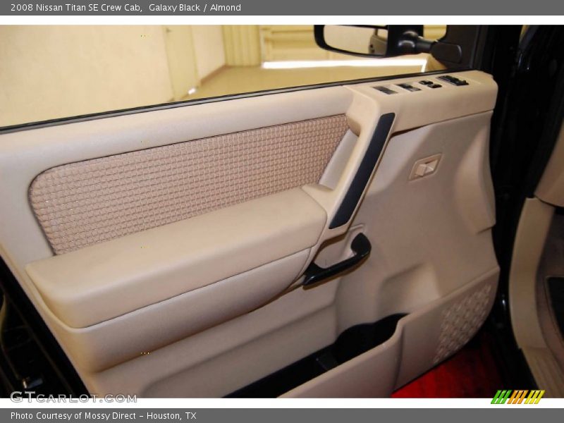 Galaxy Black / Almond 2008 Nissan Titan SE Crew Cab
