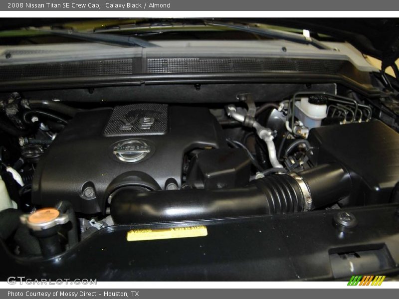 Galaxy Black / Almond 2008 Nissan Titan SE Crew Cab