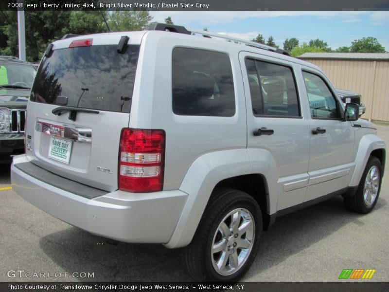 Bright Silver Metallic / Pastel Slate Gray 2008 Jeep Liberty Limited 4x4