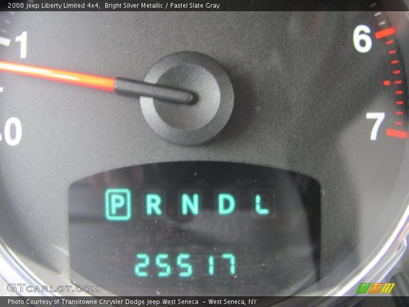 Bright Silver Metallic / Pastel Slate Gray 2008 Jeep Liberty Limited 4x4
