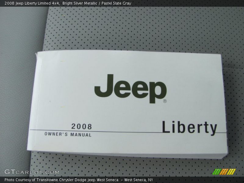 Bright Silver Metallic / Pastel Slate Gray 2008 Jeep Liberty Limited 4x4