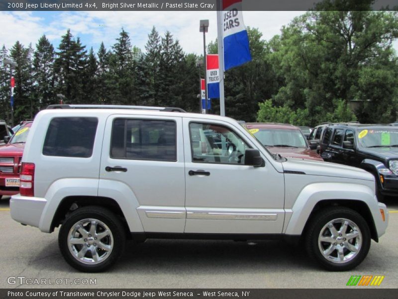 Bright Silver Metallic / Pastel Slate Gray 2008 Jeep Liberty Limited 4x4