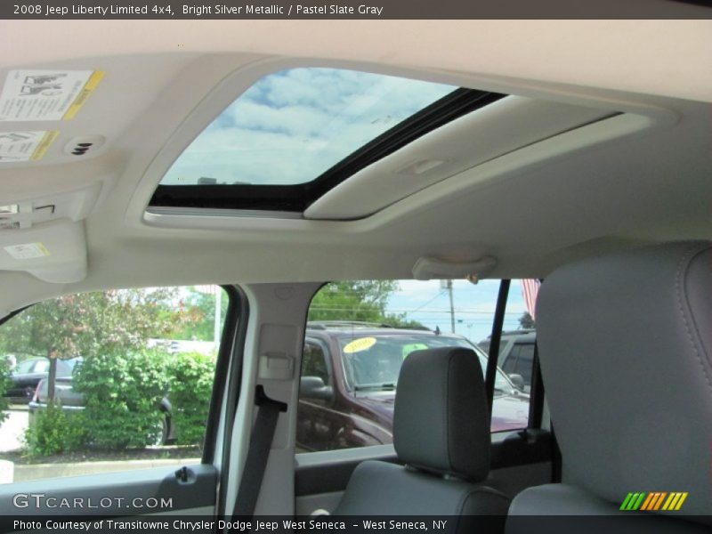 Bright Silver Metallic / Pastel Slate Gray 2008 Jeep Liberty Limited 4x4