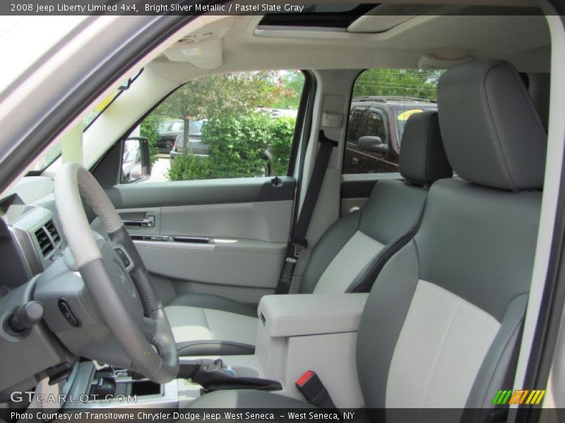 Bright Silver Metallic / Pastel Slate Gray 2008 Jeep Liberty Limited 4x4