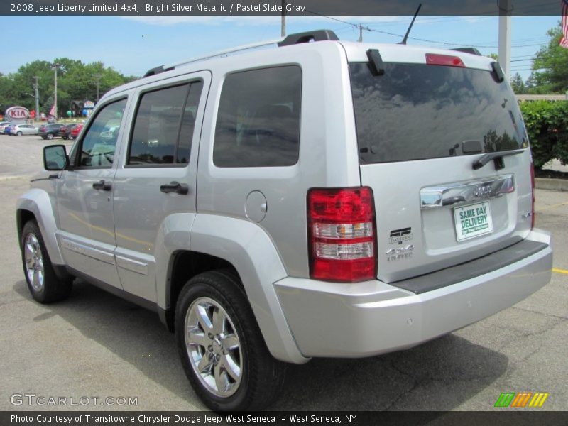 Bright Silver Metallic / Pastel Slate Gray 2008 Jeep Liberty Limited 4x4