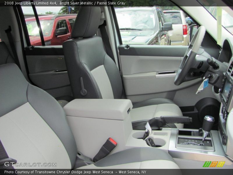 Bright Silver Metallic / Pastel Slate Gray 2008 Jeep Liberty Limited 4x4