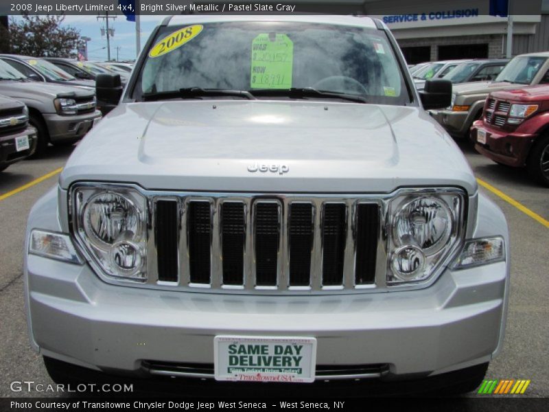 Bright Silver Metallic / Pastel Slate Gray 2008 Jeep Liberty Limited 4x4