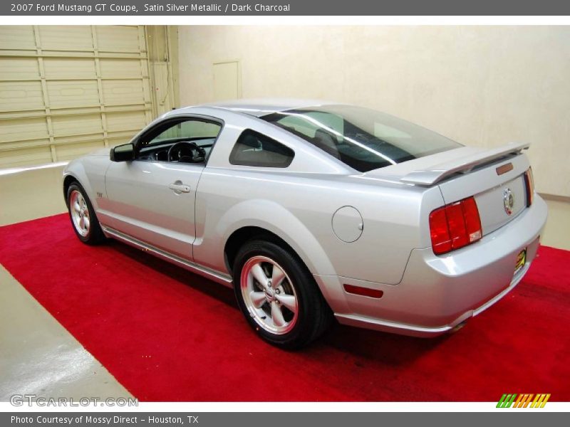 Satin Silver Metallic / Dark Charcoal 2007 Ford Mustang GT Coupe