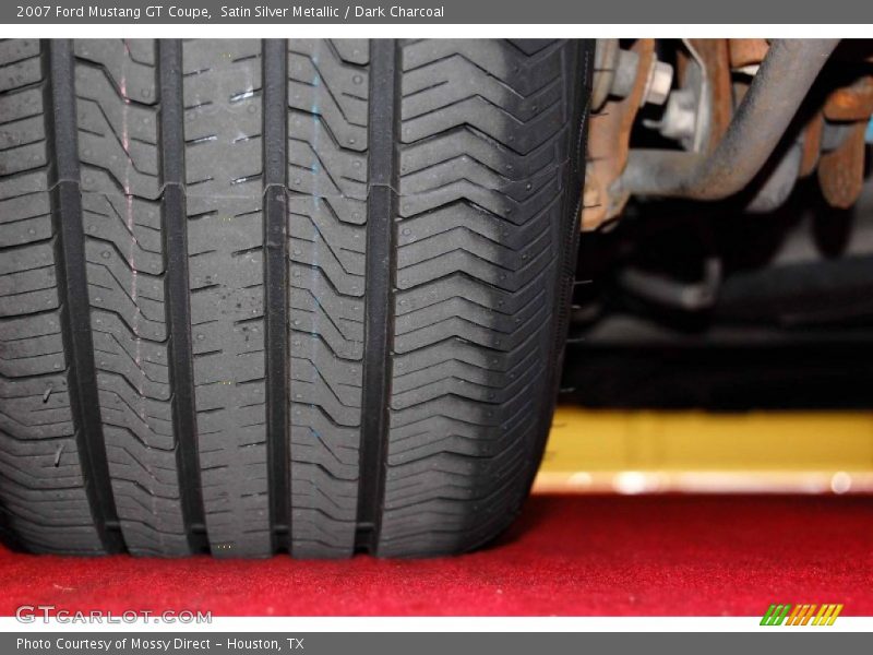 Satin Silver Metallic / Dark Charcoal 2007 Ford Mustang GT Coupe