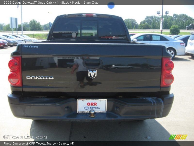 Black / Medium Slate Gray 2006 Dodge Dakota ST Quad Cab 4x4