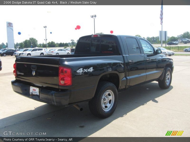Black / Medium Slate Gray 2006 Dodge Dakota ST Quad Cab 4x4