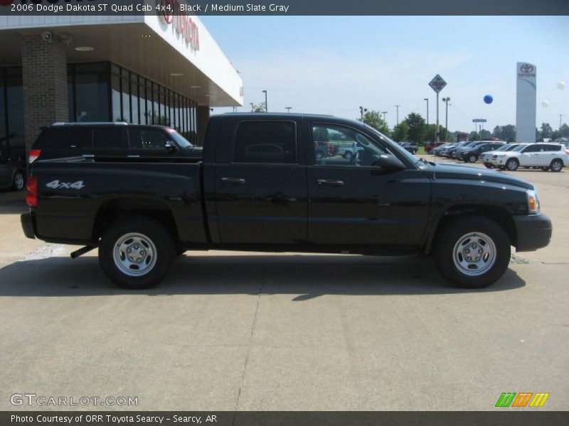 Black / Medium Slate Gray 2006 Dodge Dakota ST Quad Cab 4x4