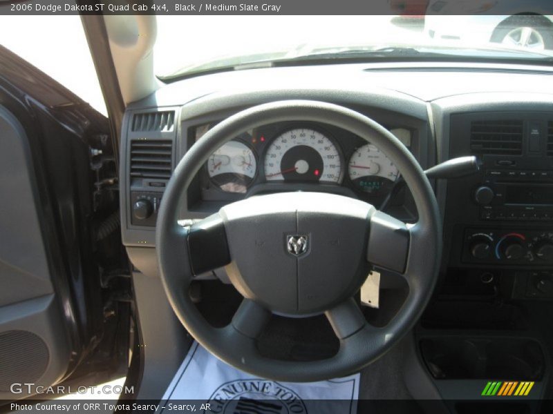Black / Medium Slate Gray 2006 Dodge Dakota ST Quad Cab 4x4