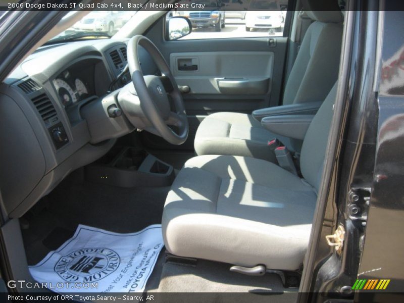 Black / Medium Slate Gray 2006 Dodge Dakota ST Quad Cab 4x4