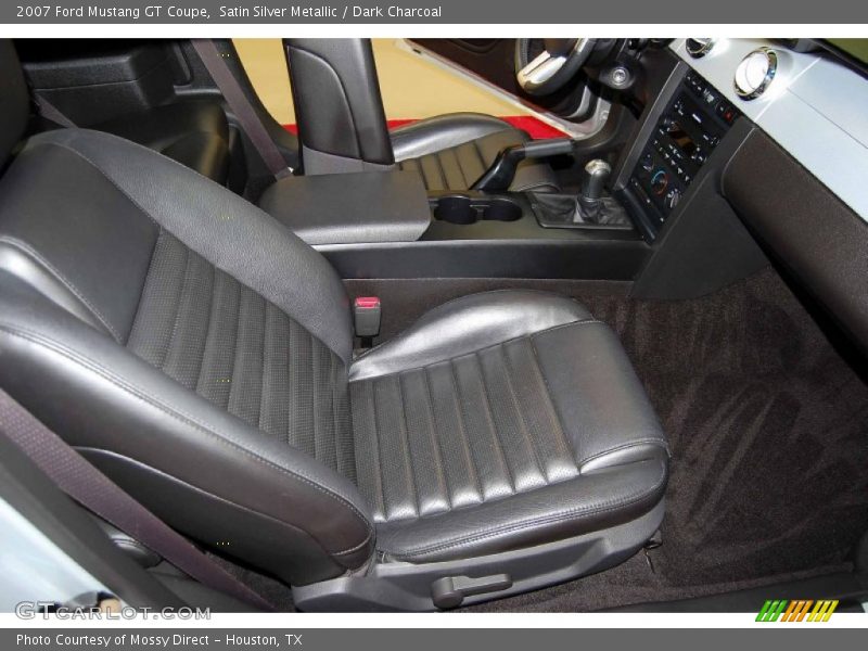 Satin Silver Metallic / Dark Charcoal 2007 Ford Mustang GT Coupe