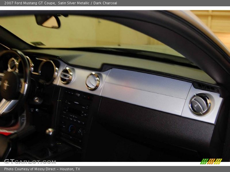 Satin Silver Metallic / Dark Charcoal 2007 Ford Mustang GT Coupe