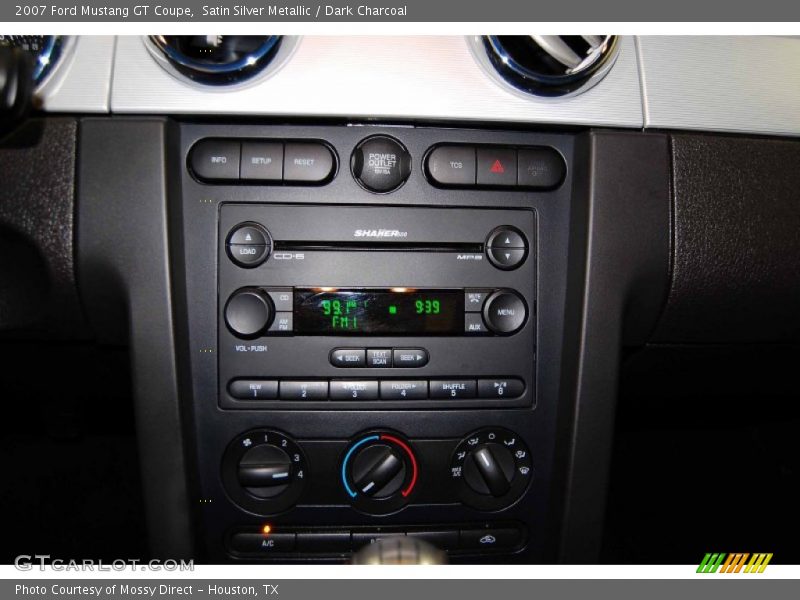 Satin Silver Metallic / Dark Charcoal 2007 Ford Mustang GT Coupe