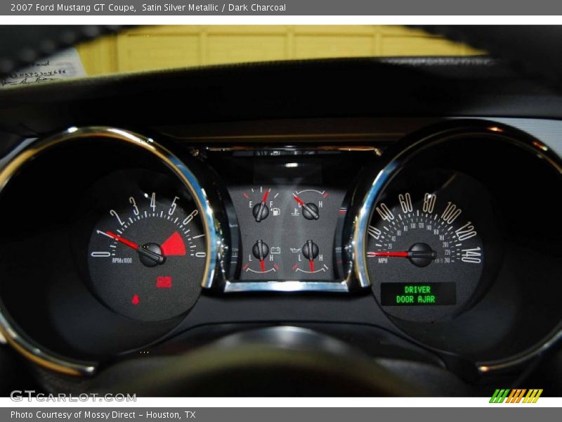 Satin Silver Metallic / Dark Charcoal 2007 Ford Mustang GT Coupe