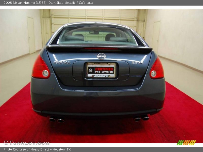 Dark Slate Metallic / Cafe Latte 2008 Nissan Maxima 3.5 SE