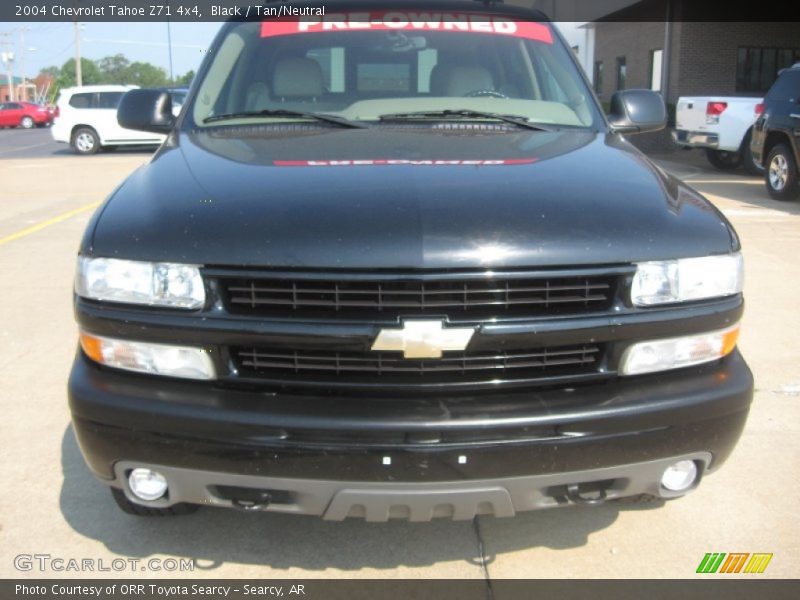 Black / Tan/Neutral 2004 Chevrolet Tahoe Z71 4x4