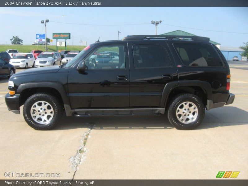 Black / Tan/Neutral 2004 Chevrolet Tahoe Z71 4x4