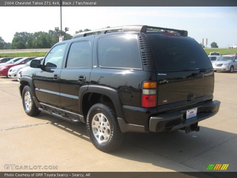 Black / Tan/Neutral 2004 Chevrolet Tahoe Z71 4x4
