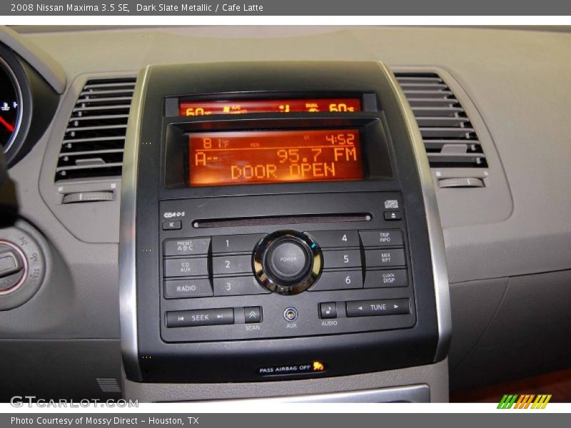 Dark Slate Metallic / Cafe Latte 2008 Nissan Maxima 3.5 SE