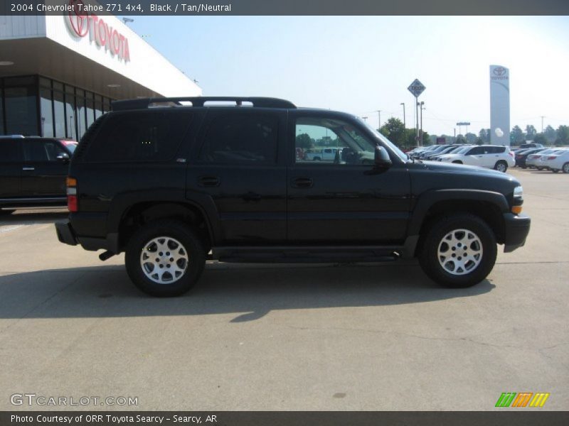 Black / Tan/Neutral 2004 Chevrolet Tahoe Z71 4x4