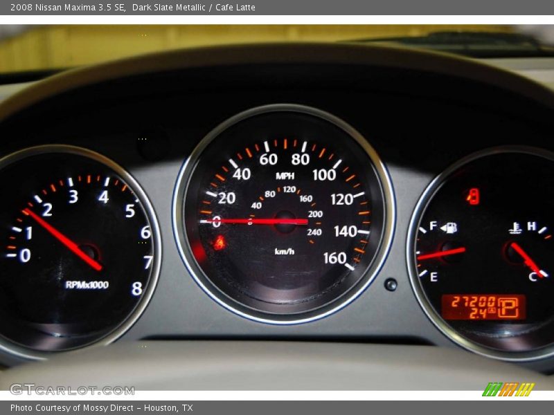 Dark Slate Metallic / Cafe Latte 2008 Nissan Maxima 3.5 SE