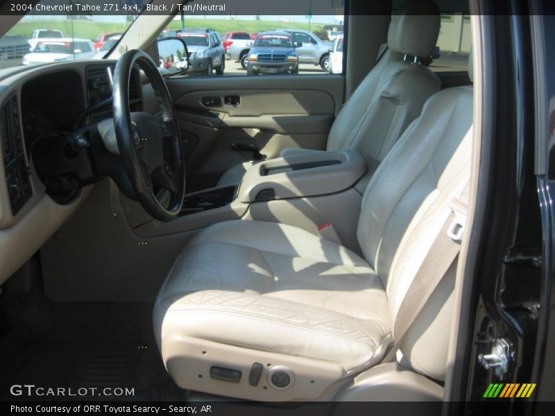 Black / Tan/Neutral 2004 Chevrolet Tahoe Z71 4x4