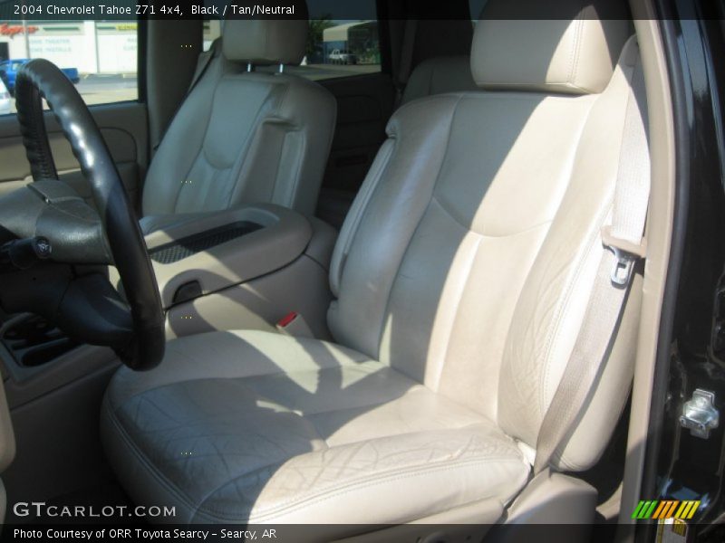 Black / Tan/Neutral 2004 Chevrolet Tahoe Z71 4x4