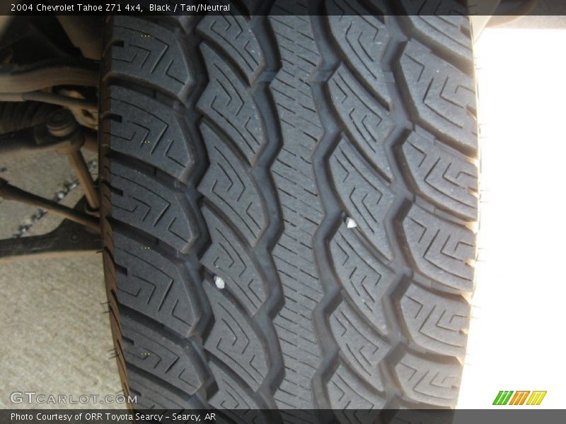 Black / Tan/Neutral 2004 Chevrolet Tahoe Z71 4x4