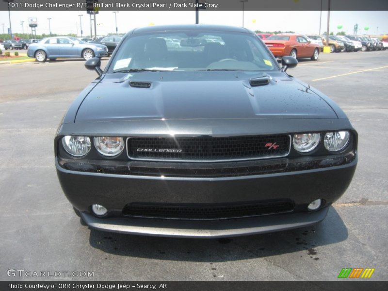 Brilliant Black Crystal Pearl / Dark Slate Gray 2011 Dodge Challenger R/T