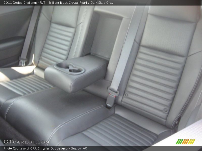 Brilliant Black Crystal Pearl / Dark Slate Gray 2011 Dodge Challenger R/T