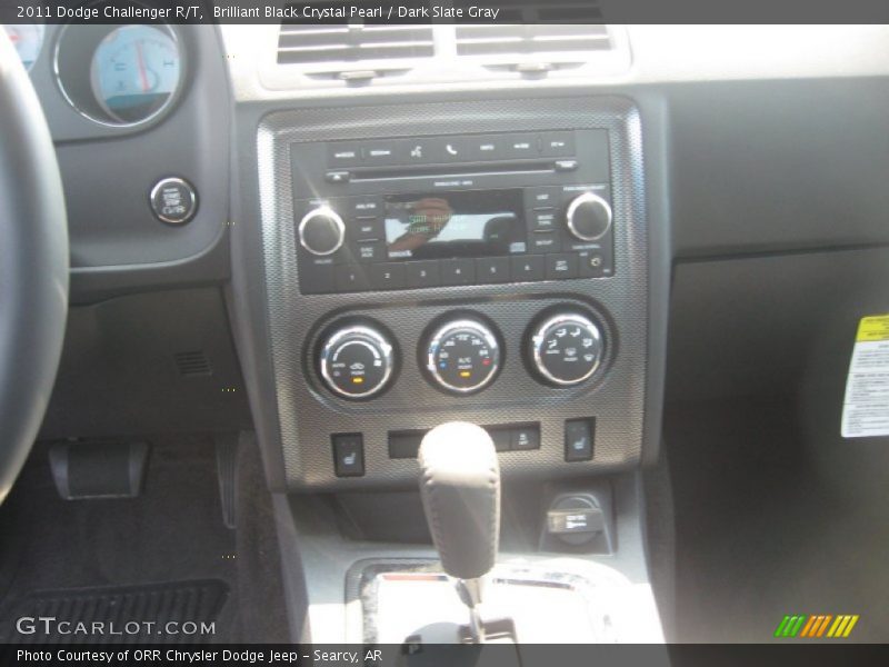 Brilliant Black Crystal Pearl / Dark Slate Gray 2011 Dodge Challenger R/T