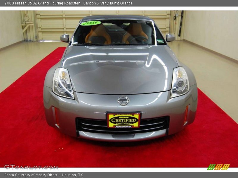 Carbon Silver / Burnt Orange 2008 Nissan 350Z Grand Touring Roadster