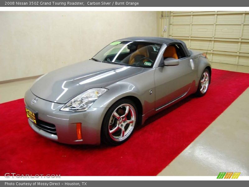 Carbon Silver / Burnt Orange 2008 Nissan 350Z Grand Touring Roadster