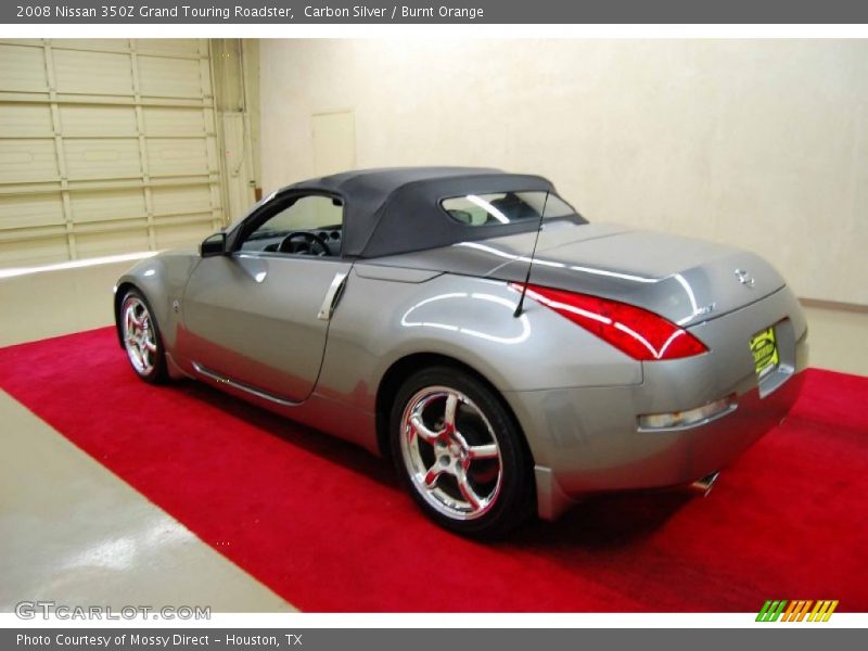 Carbon Silver / Burnt Orange 2008 Nissan 350Z Grand Touring Roadster